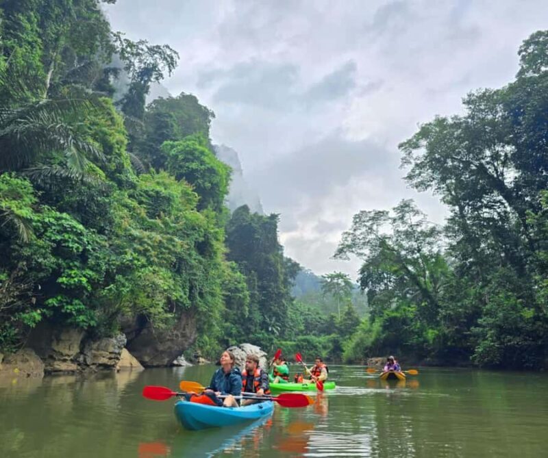 Khao Sok Park: Jungle Kayak Adventure & Wildlife Tour - Swimming and Refreshments