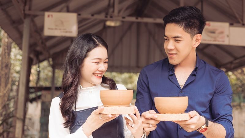 Khmer Ceramics Pottery Class - The handmade piece: a keepsake with a catch