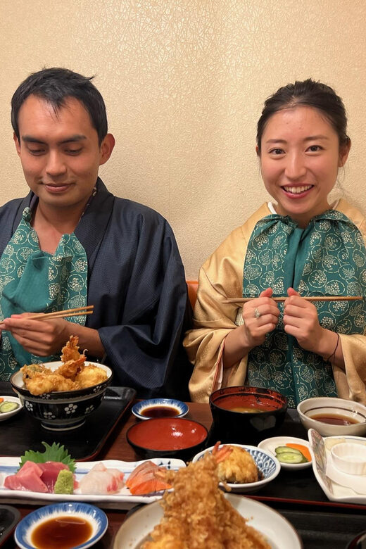 Kimono and Japanese food at Asakusa Night - A Detailed Look at the Experience