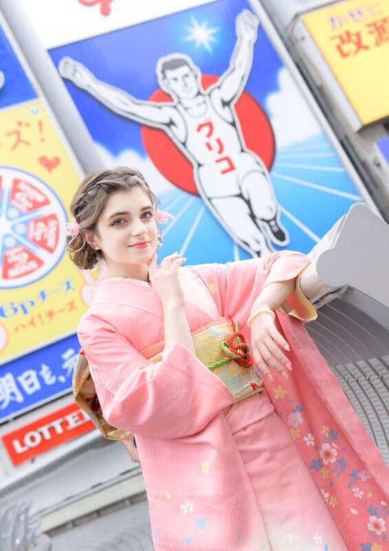Kimono Photo Shoot Studio Nolls (Osaka) - The studio shoot: a keepsake without a weather gamble