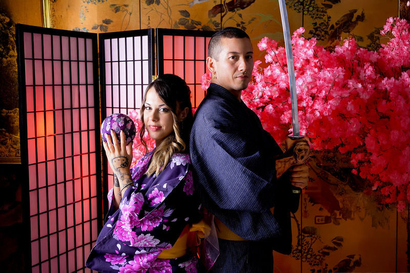 Kimono Photo Shoot Studio Nolls (Osaka) - Taking the shoot outdoors