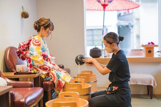 Kimono rental & footbath cafe & foot massage collaboration plan - An Overview of the Experience