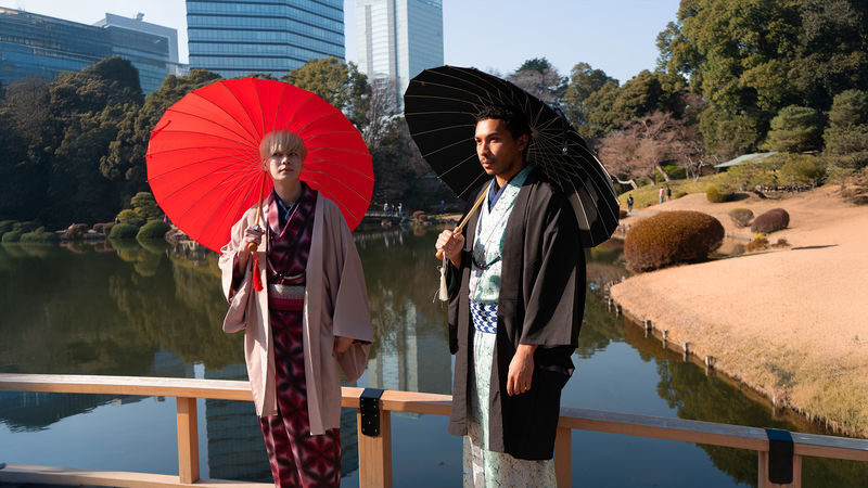 Kimono Rental inside Shinjuku Gyoen National Garden: KOUICHI STORE - Who should book Kouichi Store