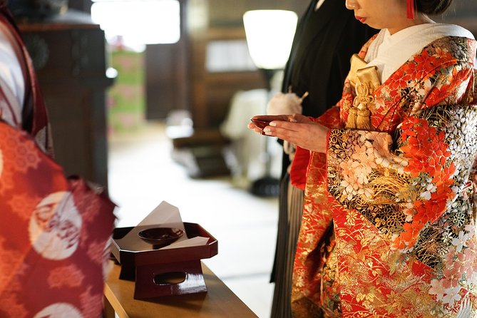 Kimono Wedding Photo Shot in Shrine Ceremony and Garden - Common Questions