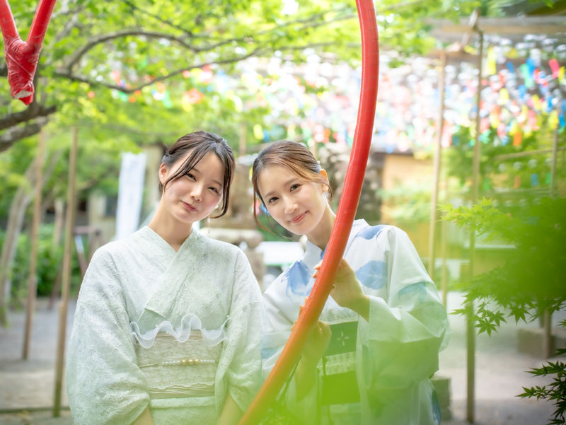 Kimono & Yukata Experience at Dazaifu Tenmangu, Fukuoka (Kimono Rental Hibiki Fukuoka Dazaifu Shop) - Getting dressed at Kimono Rental Hibiki