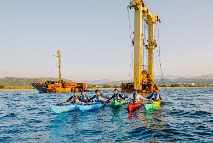 Kissamos: Kayak Sunset Tour to Shipwreck and Exclusive Beach - Experience Highlights