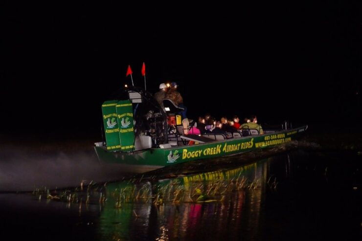 Kissimmee: Boggy Creek Airboats Adventures Night Tour Ticket - Activity Details