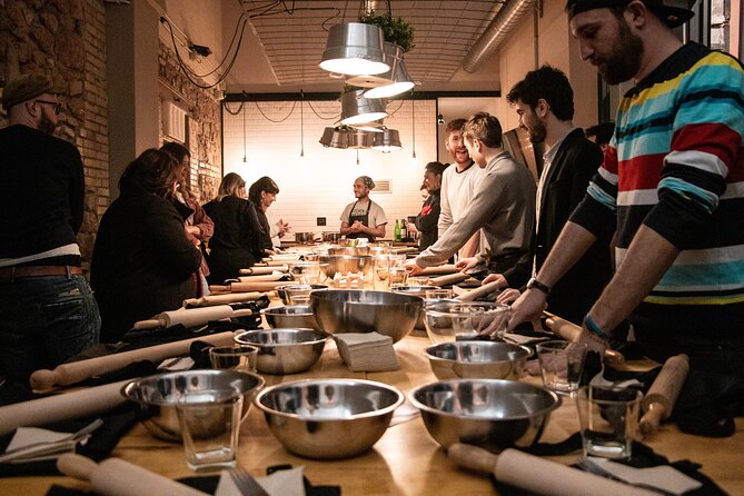 Kitchen of Mamma Pasta Cooking Class in Rome - Stroll Through Nomentano Market
