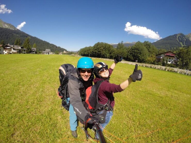 Klosters: Tandem Paragliding Experience Summer and Winter - Duration and Availability Information