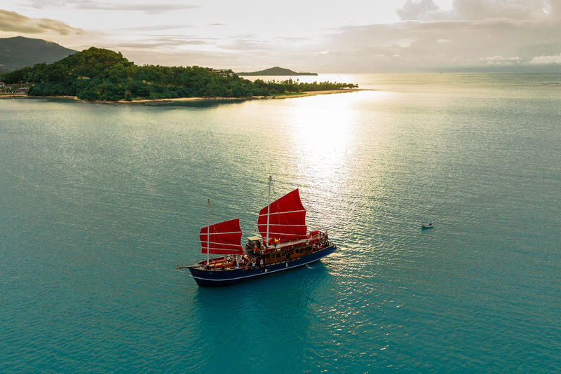 Ko Samui Half-Day Red Baron Yacht Cruise & Sunset - A sunset cruise with a slower pace
