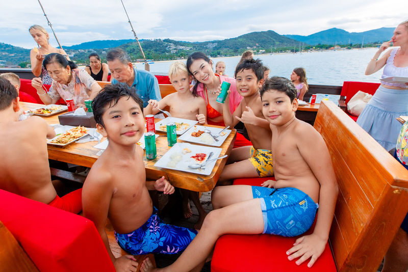 Ko Samui Half-Day Red Baron Yacht Cruise & Sunset - Dinner, drinks, and time on deck