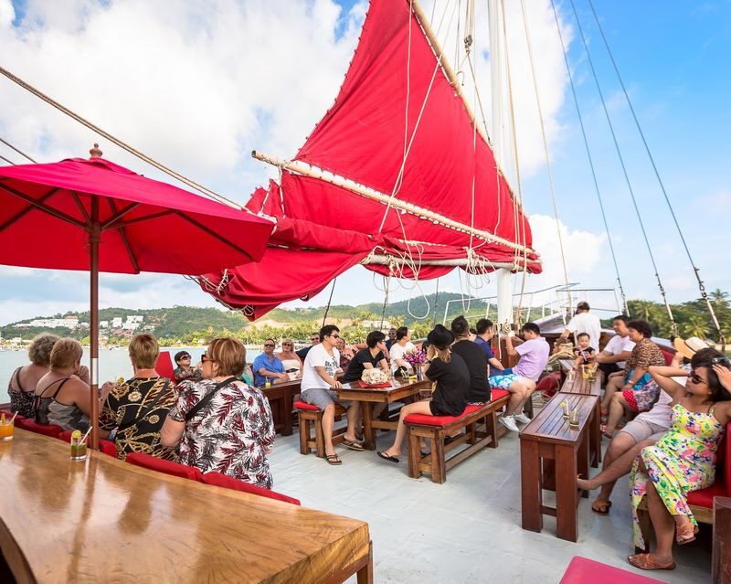 Ko Samui Half-Day Red Baron Yacht Cruise & Sunset - What the price covers