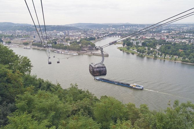 Koblenz Day Trip From Frankfurt: Ehrenbreitstein Fortress, Rhine Valley Cable Car Ride and German Di - Cable Car Ride to Deutsches Eck