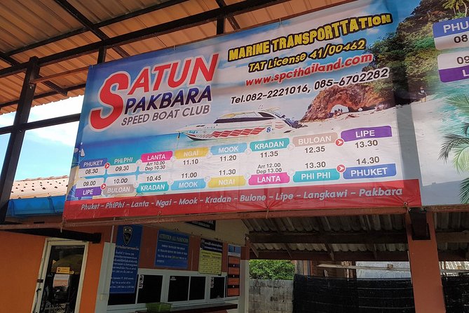 Koh Lipe to Pakbara Pier by Satun Pakbara Speed Boat - Travel by Satun Pakbara Speed Boat