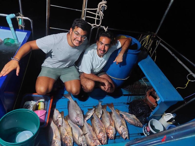 Koh Samui Day and Night Fishing Experience - The first fishing area, around 10:00