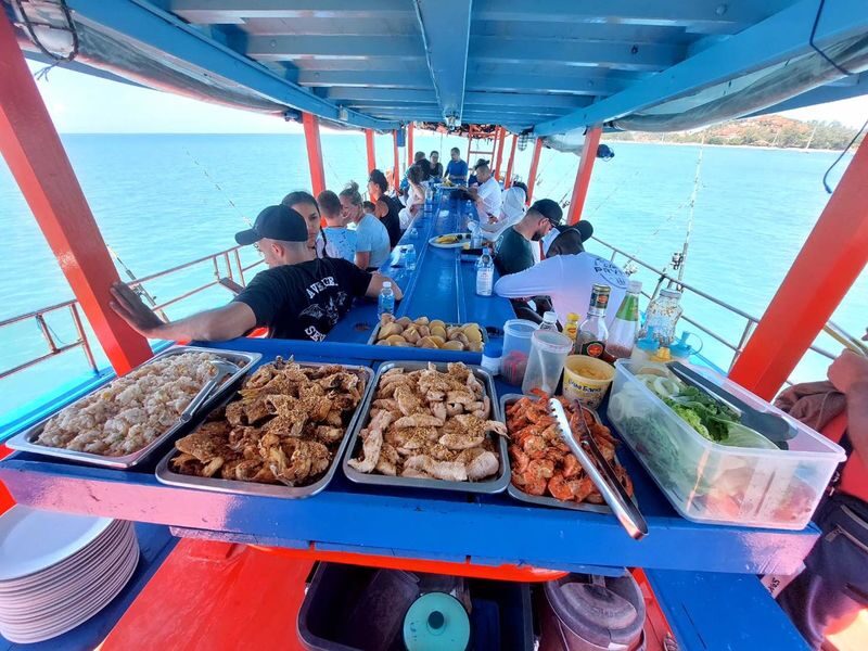 Koh Samui Day and Night Fishing Experience - Lunch aboard, with the catch on the menu