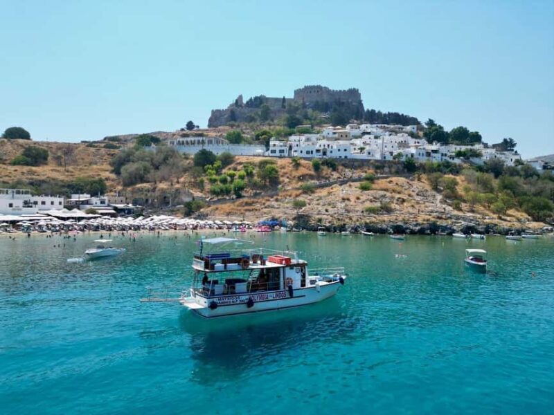 Kolymbia: Day Cruise to Lindos with 2 swimming stops - Discover the Charm of Lindos on a Day Cruise from Kolymbia