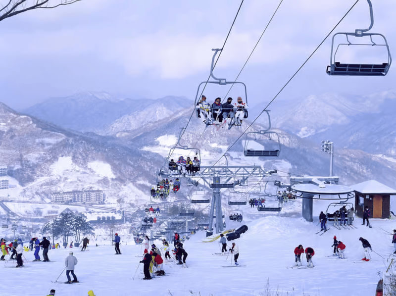 Korea Ski Tour from Seoul - Jisan Resort with Isaac Toast - Six slopes, four lifts, and a choice of pace