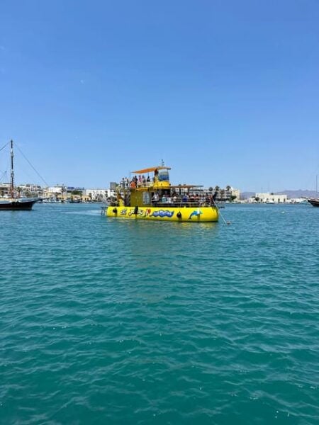 Kos: the Yellow Submarine 1:30 Hour Cruise Glasbottom Boat - Frequently Asked Questions