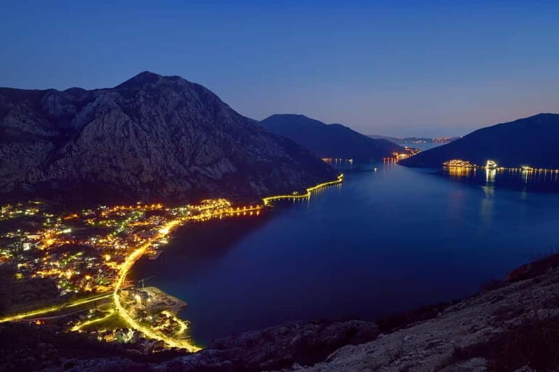Kotor: Exclusive 2-Hour Night Boat Tour of Boka Bay - Itinerary Breakdown: What to Expect