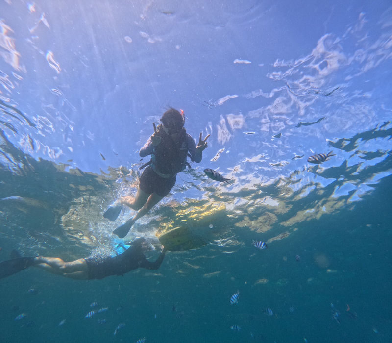 KR support: Okinawa Blue Cave Boat Snorkeling All-in-One experience - A beginner-friendly format, with clear limits