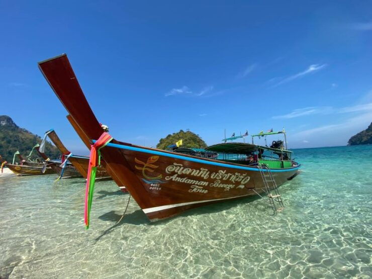 Krabi 4 Island One Day Tour by Speed Boat or Longtail Boat - Tour Highlights