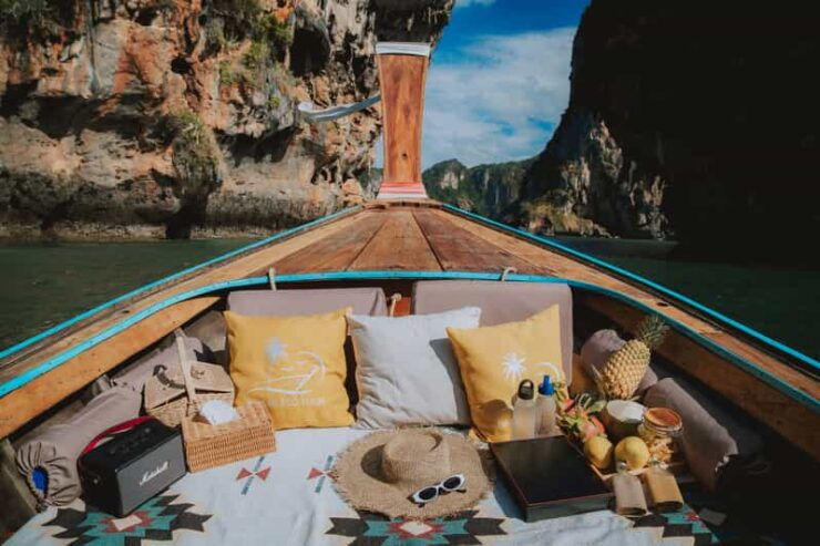Krabi: 4-Islands Luxury Longtail Boat Private Half Day Tour - Itinerary Highlights