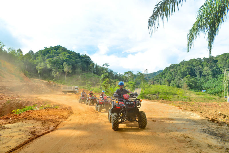 Krabi ATV Adventure Scenic Trails and Thrilling Off-Road Paths - Easy ground first, then the rougher track