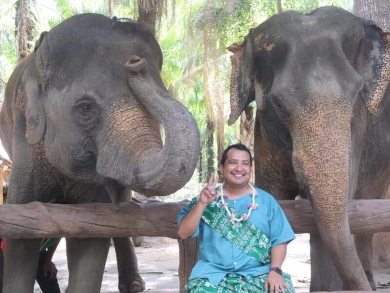 Krabi: Elephant Feeding Program with Traditional Thai Dress - Practical Details