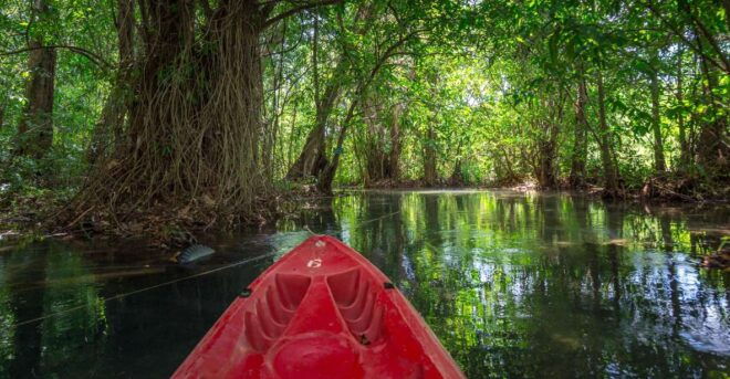 Krabi: Half-Day Blue Lagoon Kayaking at Klong Srakaew & ATV - Full Description