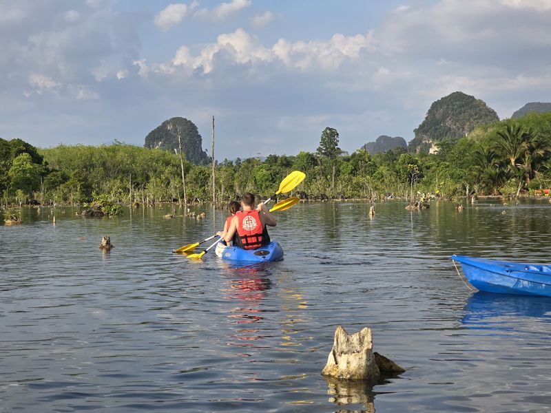 Krabi: Jurassic Jungle Kayaking and Phra Nang Cave Beach Tour - From Klong Root’s clear canal to the emerald pond