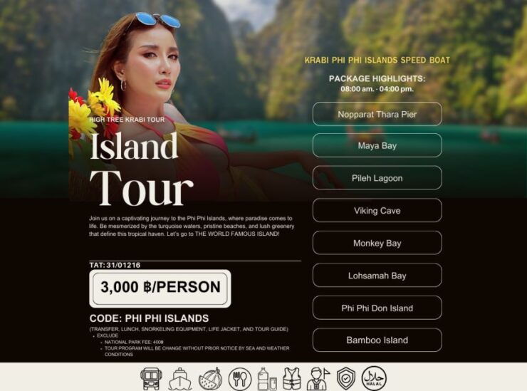 Krabi One-Day Trip: Phiphi Island Speed Boat - Trip Overview