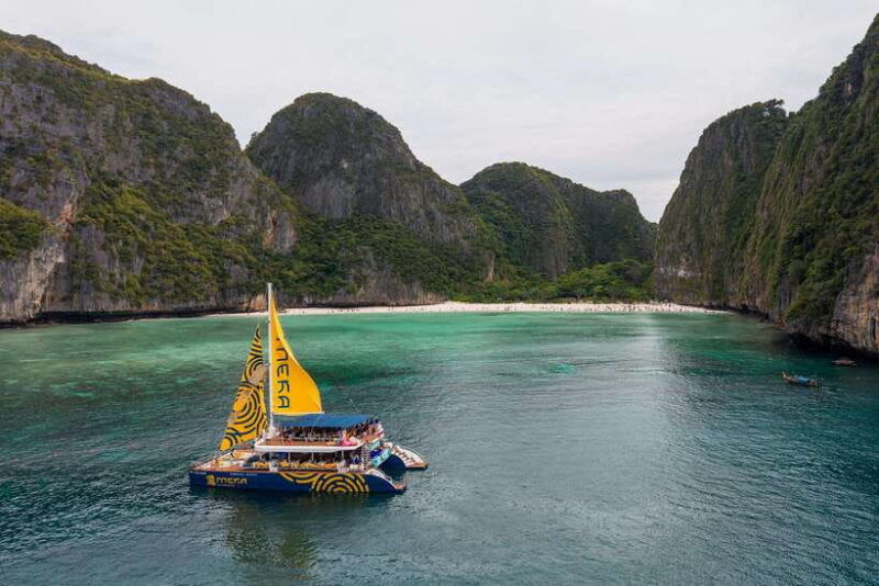 Krabi: Phi Phi Island Luxury Sunset Cruise by Meka Catamaran - Itinerary and Activities
