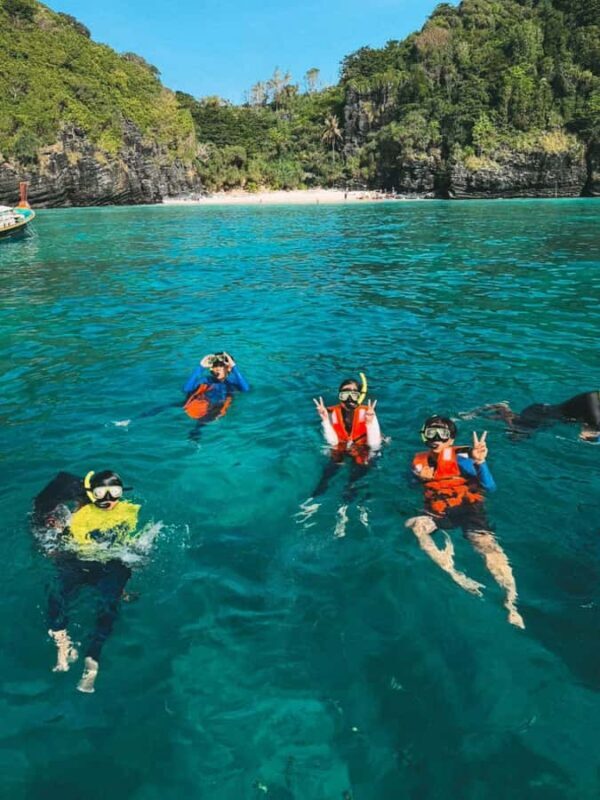 Krabi: Phi Phi Islands Private Longtail or Speedboat Tour - Food, Drinks, and Extras