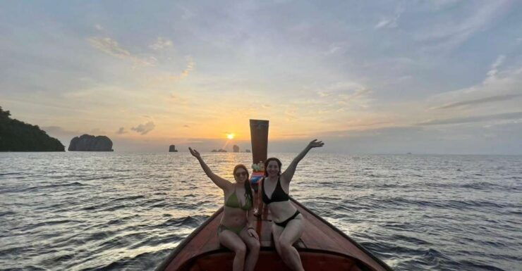 Krabi Sunset 4 Island by Luxury Vintage Boat BBQ (JOIN) - Coral Reef Exploration and Island Hopping
