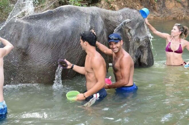 Krabi: Tiger Cave Temple and Elephant Sanctuary Visit - Climbing Tiger Cave Temple
