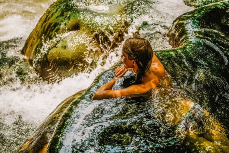 Krabi: Tiger Cave Temple, Emerald Pool and Hot Springs Tour - Exploring the Blue Lagoon