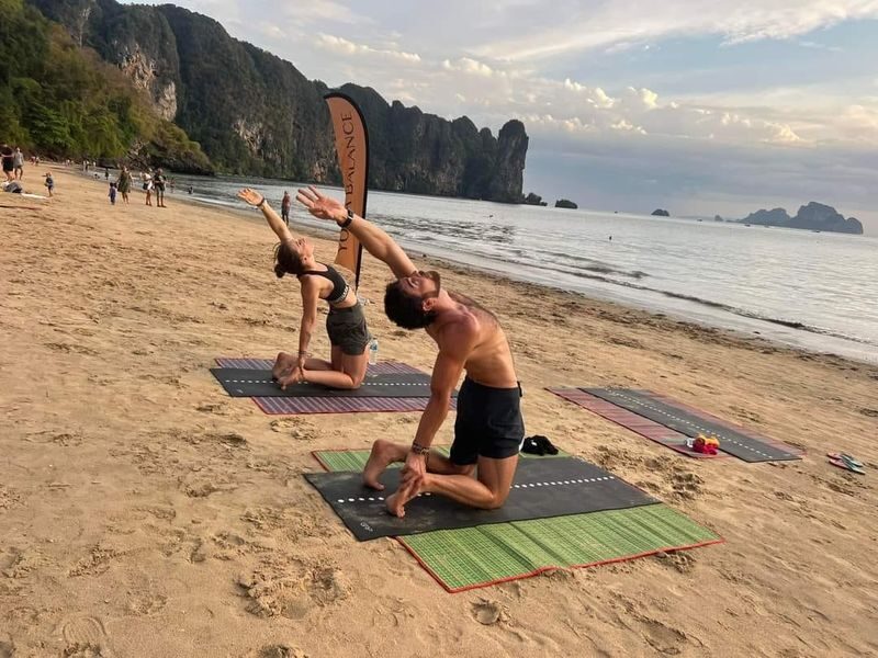 Krabi Yoga Balance Class - Sunset yoga with a view of Ao Nang