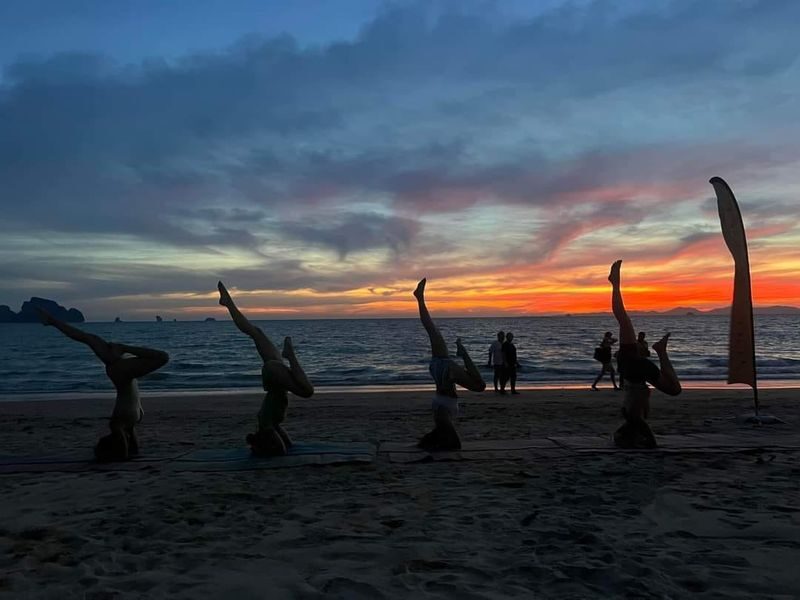 Krabi Yoga Balance Class - Sunset, sunrise and the weather plan