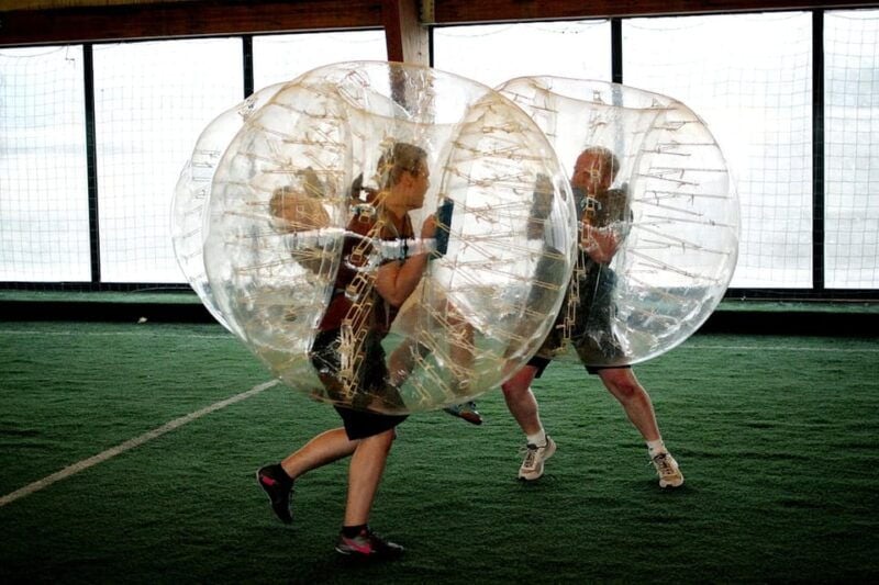 Krakow: 1-hour Bubble Football Game - Overview of the Experience