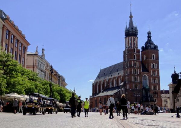 Krakow: City Tour by Electric Golf Cart - Ghetto Heroes Square