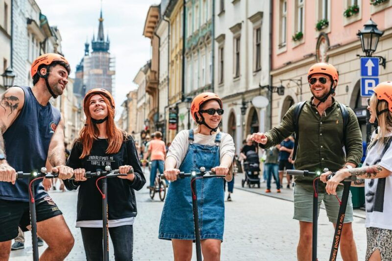 Krakow: Guided E-Scooter City Tour with Food Tastings - Good To Know