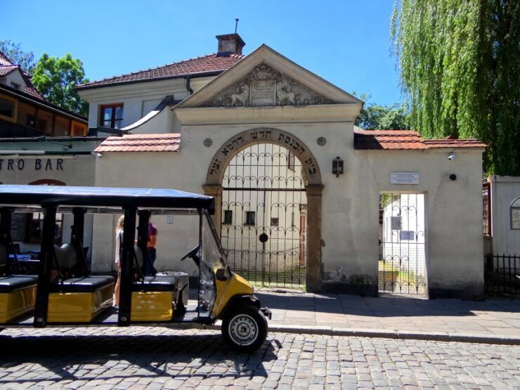 Krakow: Jewish Quarter and Former Ghetto Tour by Golf Cart - Tour Itinerary