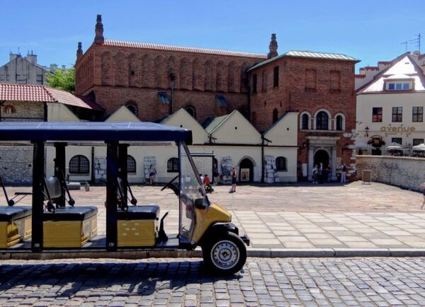 Krakow: Jewish Quarter and Former Ghetto Tour by Golf Cart - Ghetto Heroes Square