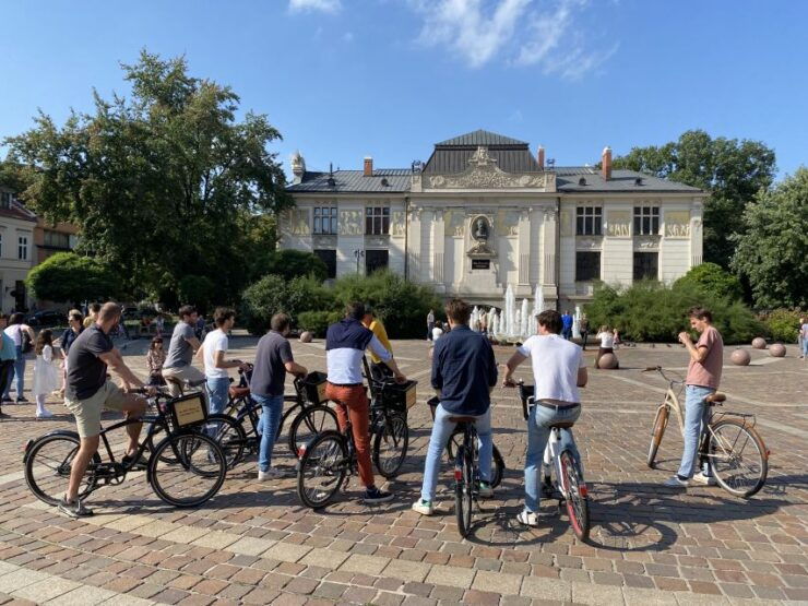 Krakow: Jewish Quarter Bike Tour 120 Min - Tour Highlights