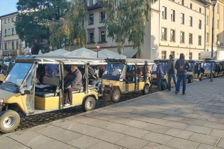 Krakow: Kazimierz by Golf Cart and Schindler's Factory Tour - Tour Duration and Cancellation Policy