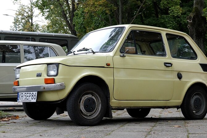 Krakow: Nowa Huta Retro Cars Ride & Kombinat Offices With Shelter Guided Tour - Background and Directions