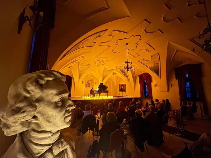 Krakow: Piano Trio Chopin & Friends Concert VIP with Wine - Good To Know