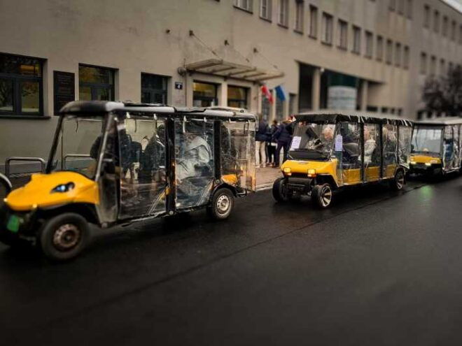 Krakows Kazimierz by Golf Cart & Schindlers Factory Tour - Free Cancellation and Reservation