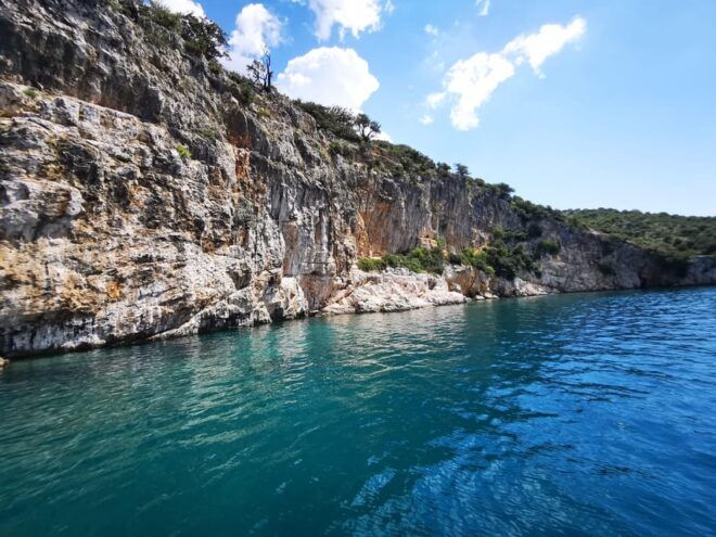 Krk: Krušija Bay, Blue Cave, and Golden Beach Boat Trip - Swimming Stops